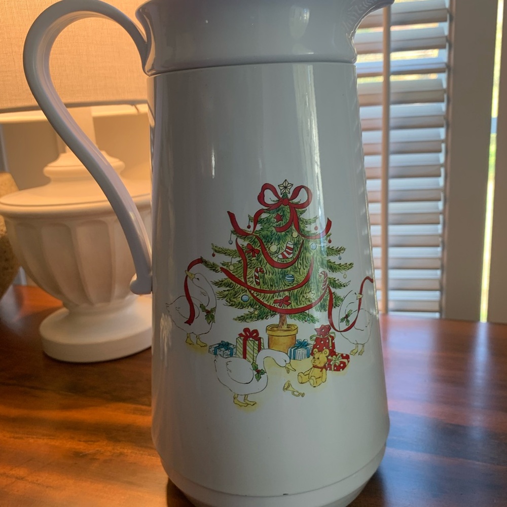 Geese Festive Christmas Tree Pitcher